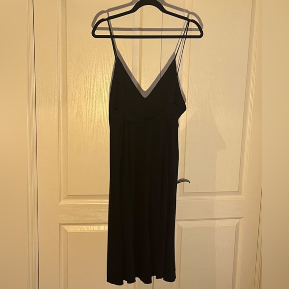Free People Black Stretchy Midi Dress - Picture 2 of 5